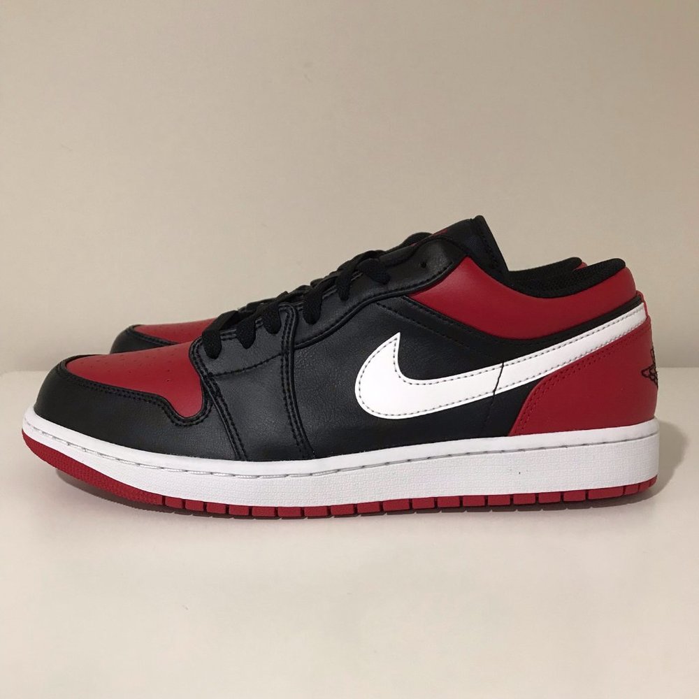 Nike Air Jordan 1 Low Alternate Bred Toe 553558-066 Size 10.5 Mens - Picture 4 of 16